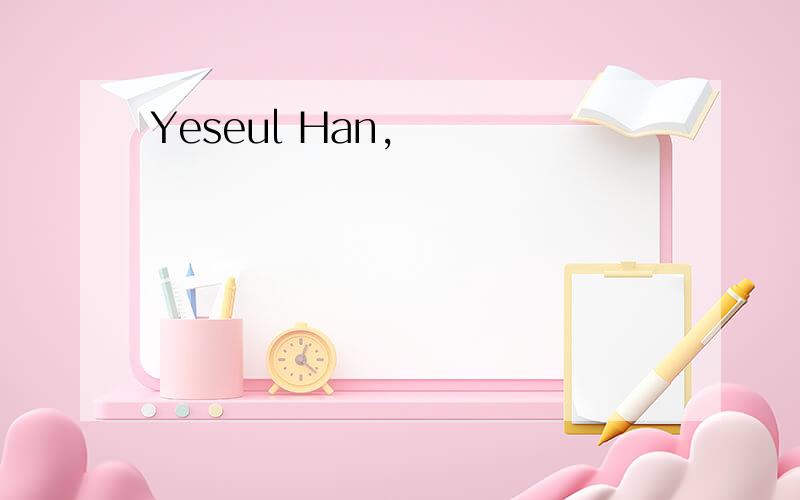 Yeseul Han,