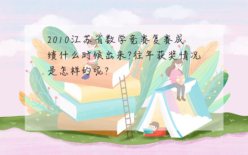 2010江苏省数学竞赛复赛成绩什么时候出来?往年获奖情况是怎样的呢?
